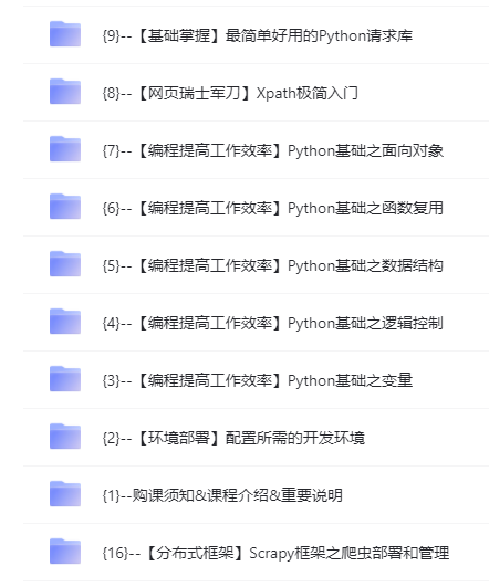  新版Scrapy打造搜索引擎 掌握新版Webpack4.0 Python爬虫 计算机网络通关