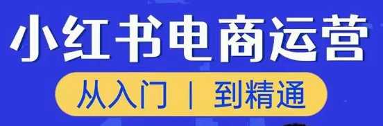 小红书电商高阶运营，从入门到精通陪跑课程