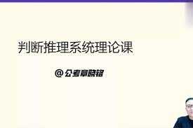 2024上岸村章晓铭、王永恒行测理论课