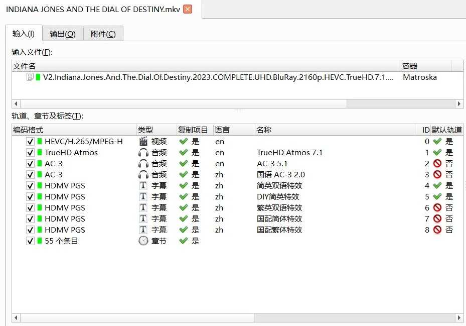 更新 国配+双语特效字幕《夺宝奇兵5：命运转盘》4K REMUX【国英双语】【68.3GB】