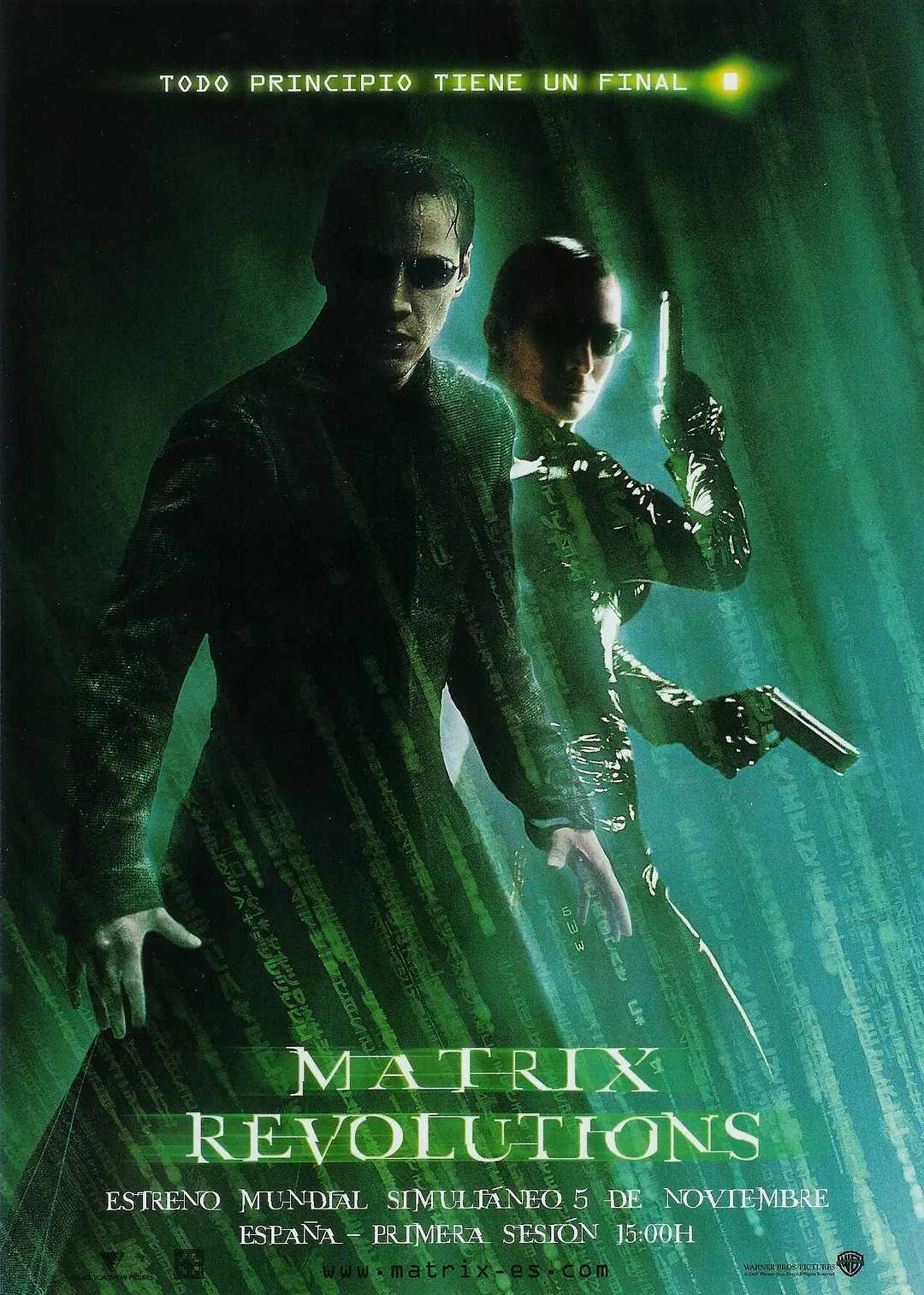 《The Matrix Ⅲ Revolutions》（黑客帝国3）4K REMUX 蓝光原盘 外挂字幕