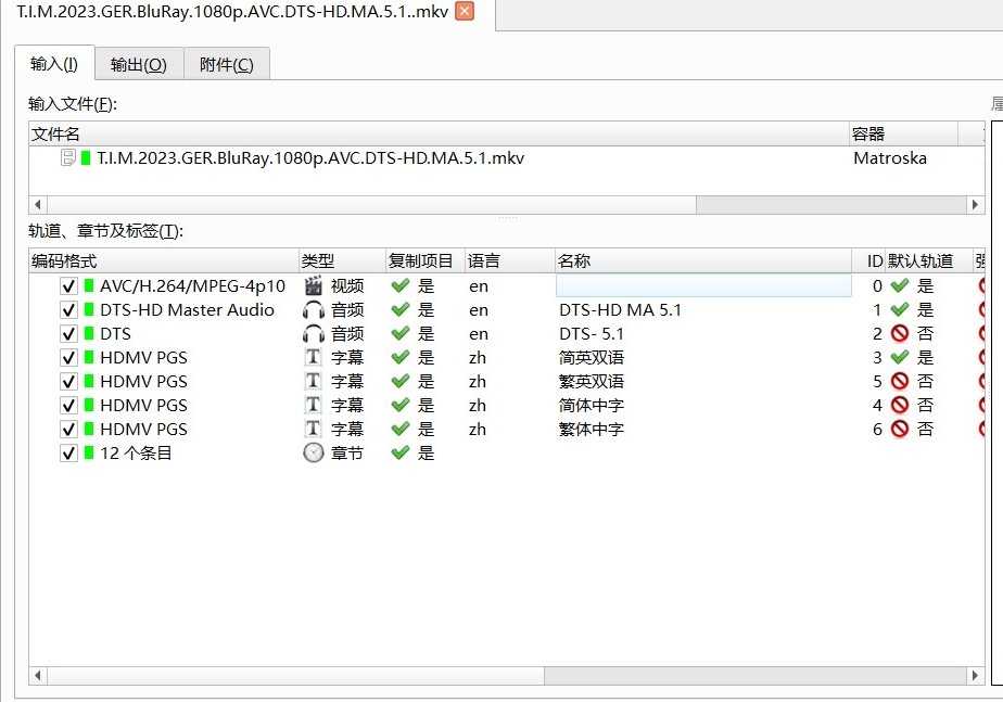 【首发】30Mb/s德版《替补》1080p原盘REMUX【简繁双语四字幕】【23.7GB】