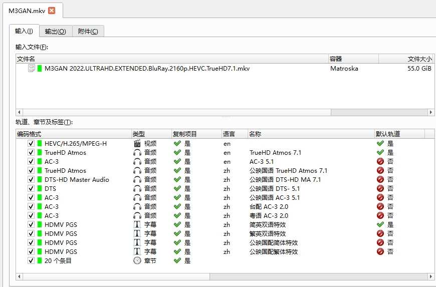 《梅根》4K REMUX 重制 加长版【双次世代国配 国粤台】【国配简繁特效+简繁双语特效】【55.1GB】