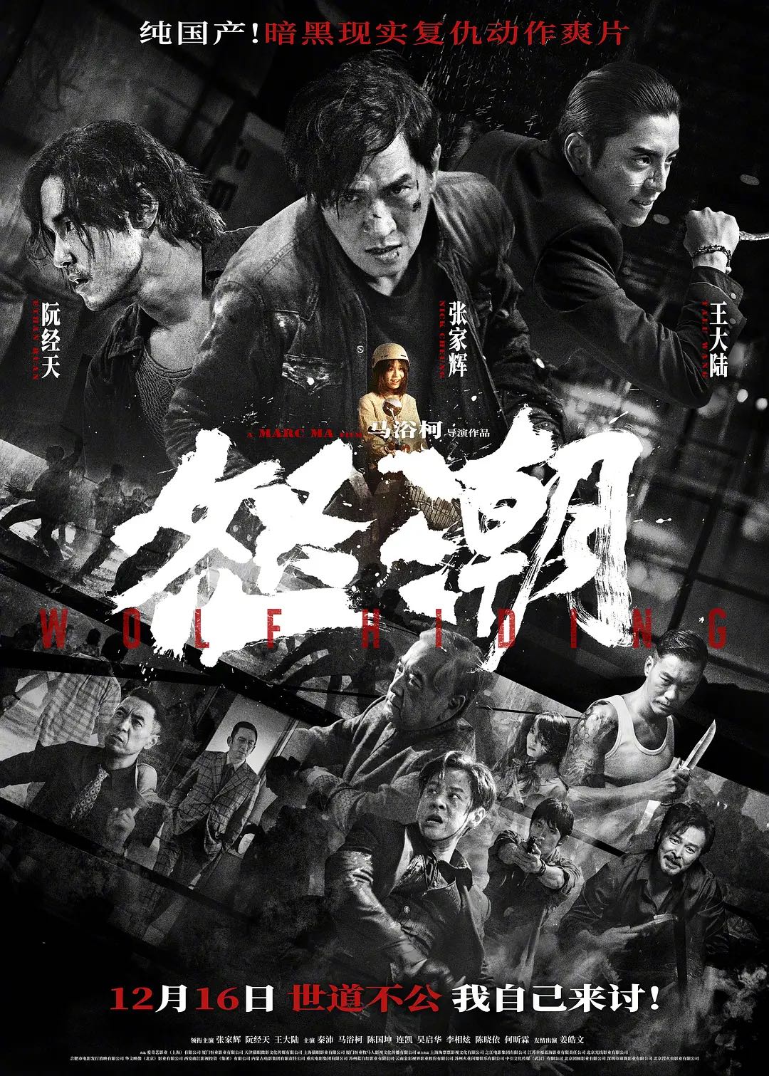 《怒潮》2024张家辉/王大陆/阮经天主演电影-剧情/动作/悬疑-4K高码资源-世道不公，我自己来讨！