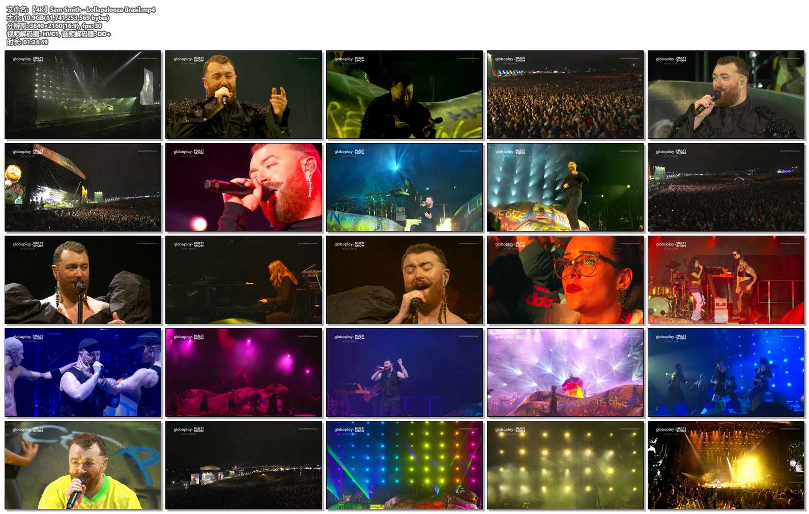 【4K】Sam Smith - Lollapalooza Brasil 2024