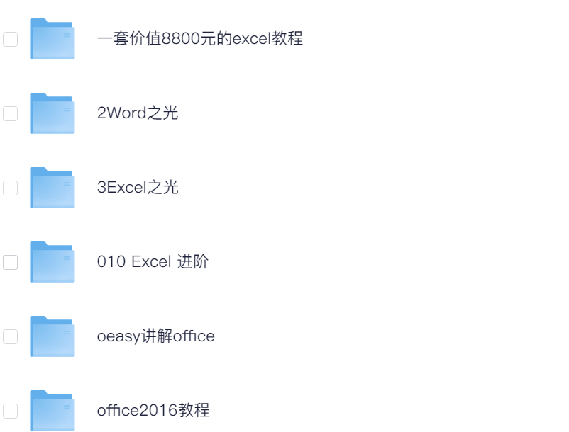 office教程和office模板合集