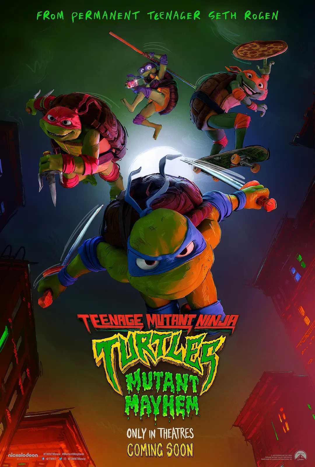 《Teenage Mutant Ninja Turtles: Mutant Mayhem》（忍者神龟：变种大乱斗）4K REMUX 蓝光原盘 外挂字幕