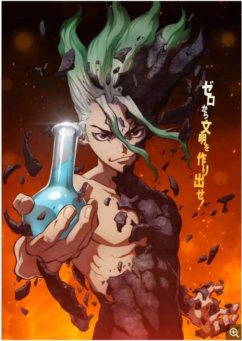 【石纪元 Dr.STONE】漫画＋TV版【S01+S02+S02 + S03 + S03 PATRT 2 + 龙水】