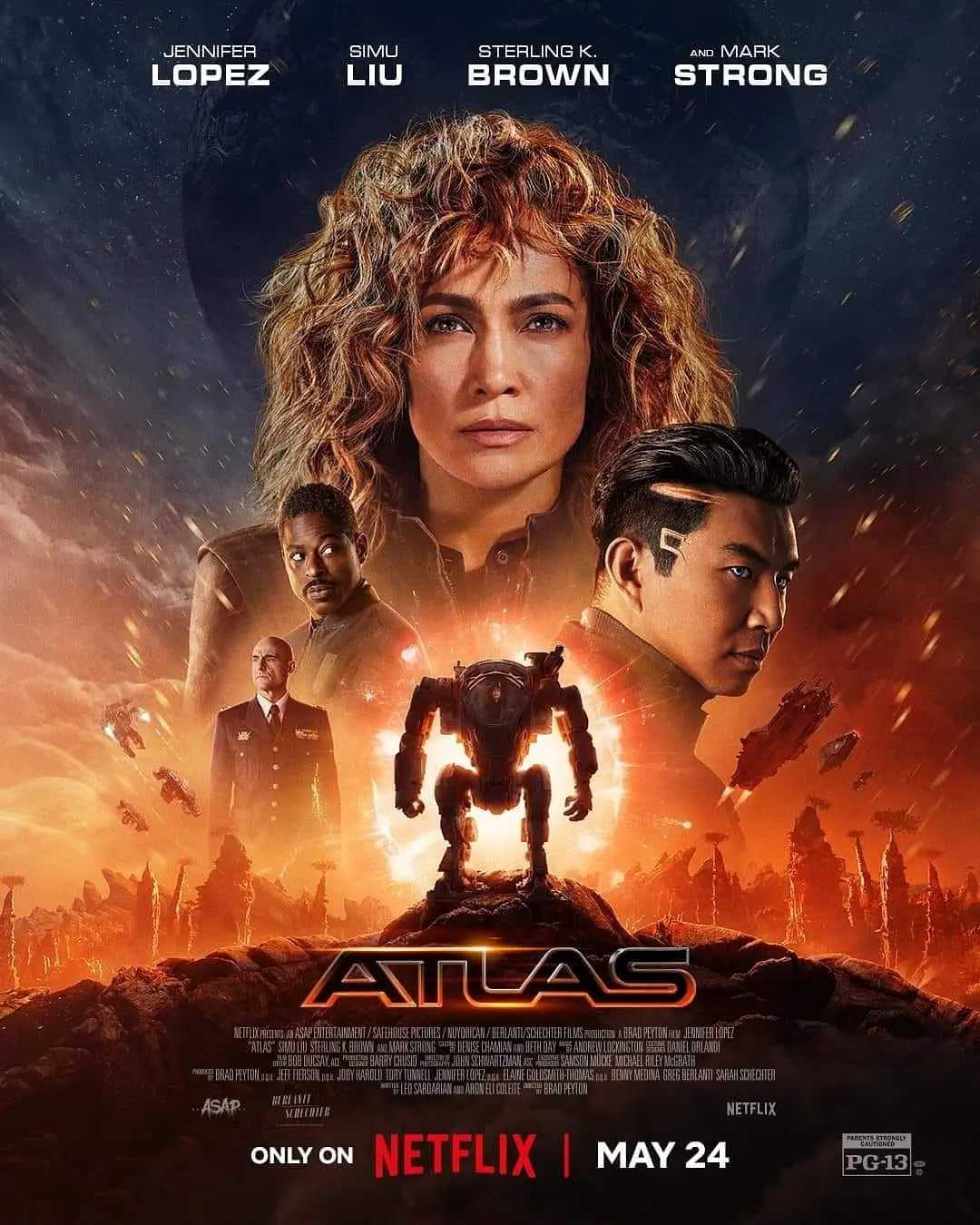 异星战境Atlas 2024：🔥Netflix放大招！顶级科幻大片上线！詹妮弗洛佩兹主演！人类与AI人工智能终极决战！🔥🔥欧美最新科幻动作火爆猛片！