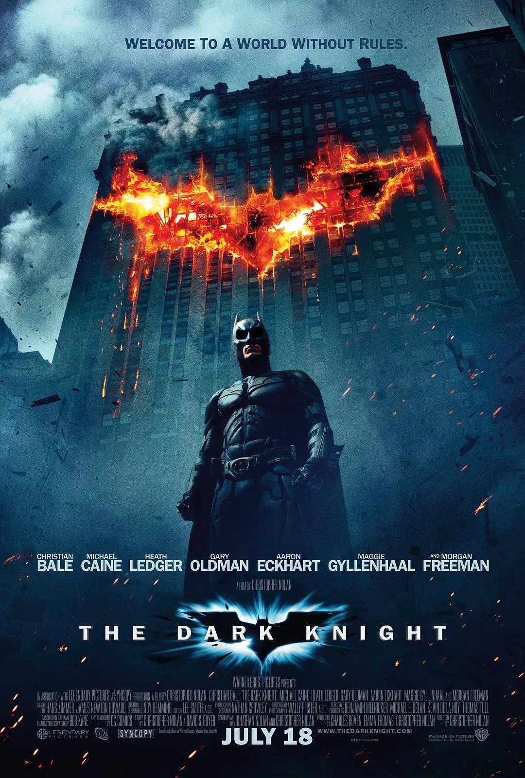 《The Dark Knight Trilogy》（蝙蝠侠黑暗骑士三部曲） Ⅰ ～ Ⅲ 诺兰指导 4K REMUX 蓝光原盘 外挂字幕