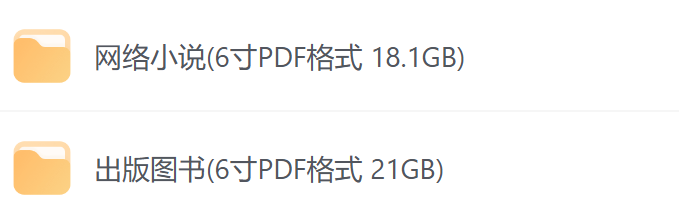 【PDF格式电子书-已整理分类】（网络小说+出版图书+6寸格式）+mobi格式电子书
