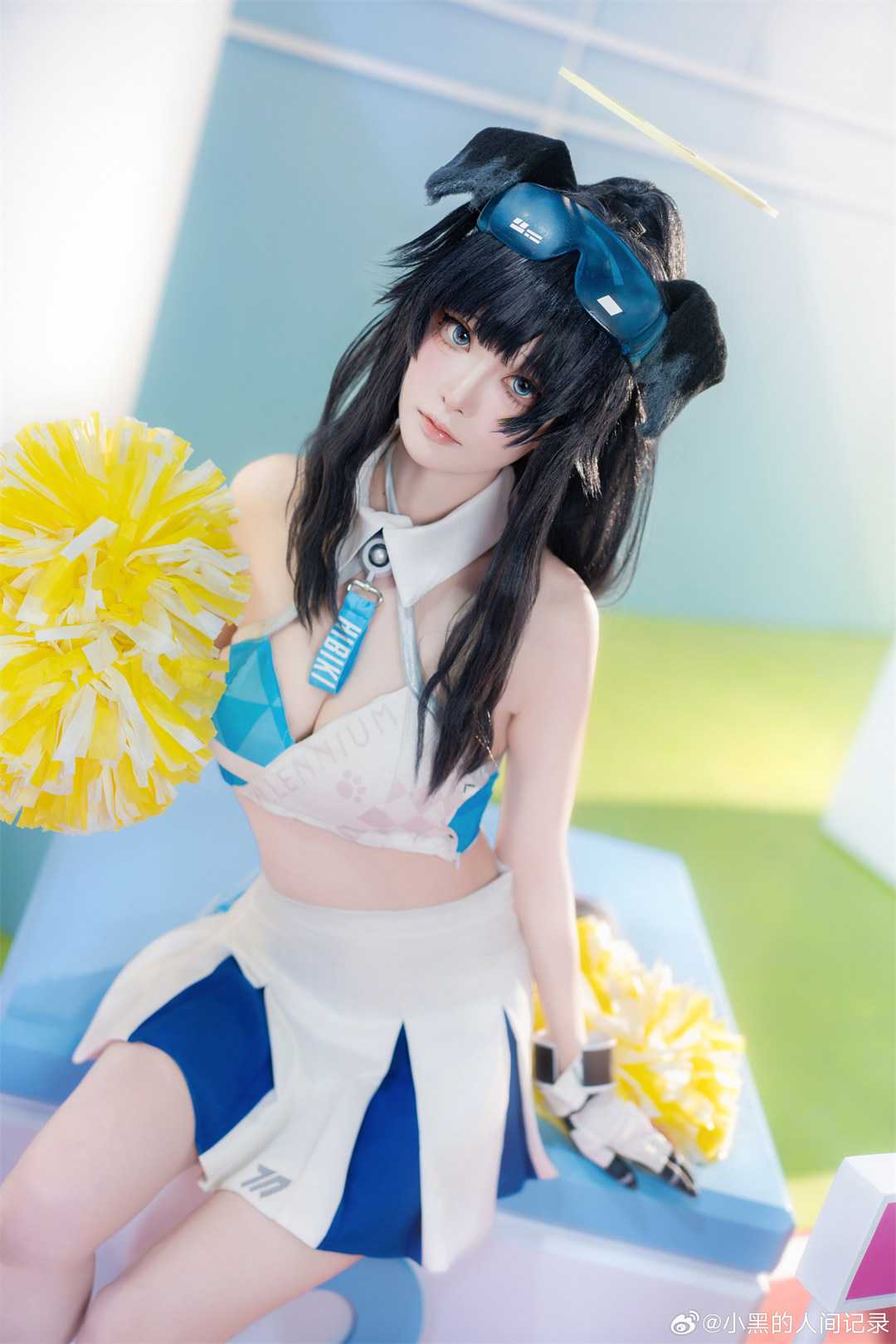 COSPLAY_很开心这次可以在BW和大家见面！蔚蓝档案_猫冢响@小黑的人间记录