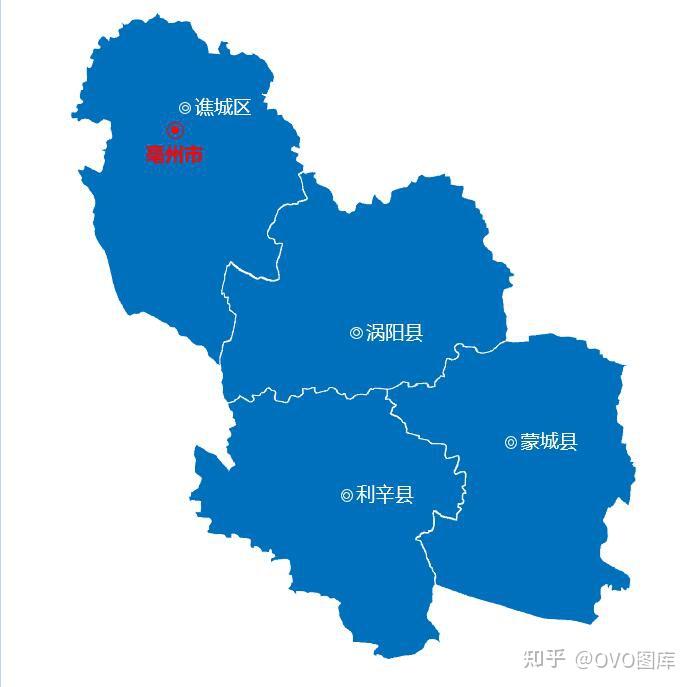 全国地市可编辑地图